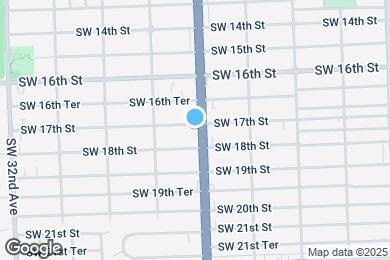 Map image of the property - 1710 SW 27th Ave