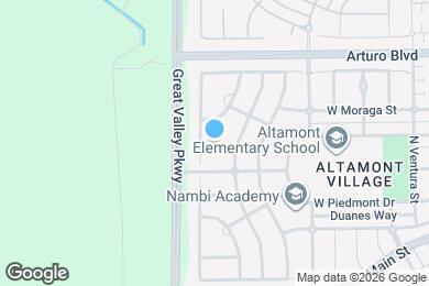 Map image of the property - 735 W Redlands Ave