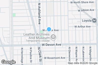 Map image of the property - 6453 N Bosworth Ave