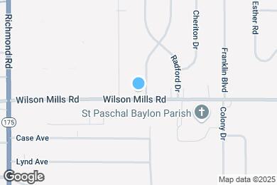 Map image of the property - 5287 Wilson Mills Rd