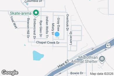 Map image of the property - 1201 Gray Dawn Dr