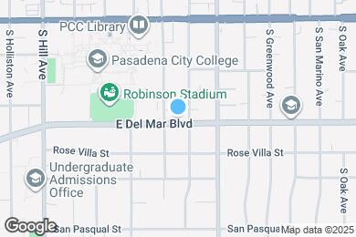 Map image of the property - 1715 E Del Mar Blvd