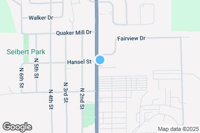 Map image of the property - 100 Ludland Dr