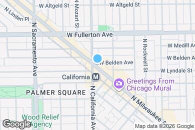 Map image of the property - 2749 W Belden Ave