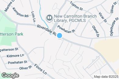 Map image of the property - 7525 Riverdale Rd