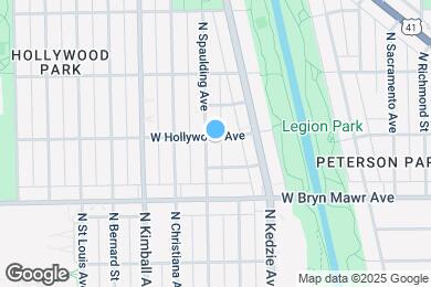 Map image of the property - 5657 N Spaulding Ave