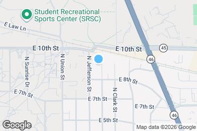 Map image of the property - 425 N Roosevelt St