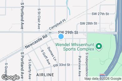 Map image of the property - 3430 SW 29th Pl