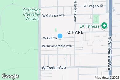 Map image of the property - 8647 W Catherine Ave
