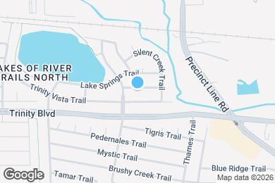 Map image of the property - 8716 Lake Meadows Ln