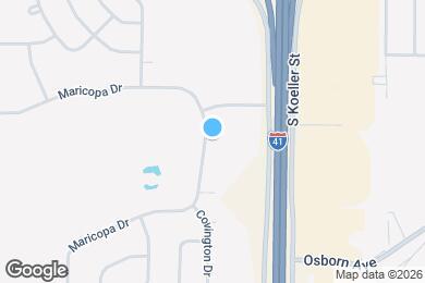 Map image of the property - 1420 Maricopa Dr