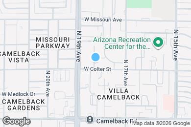 Map image of the property - 5209 N 18th Dr