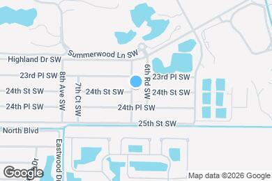 Map image of the property - 2390 6th Way SW