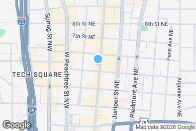 Map image of the property - 800 Peachtree St NE