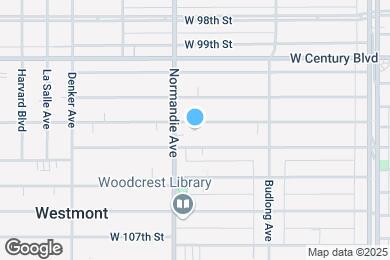Map image of the property - 1334 W 103rd St