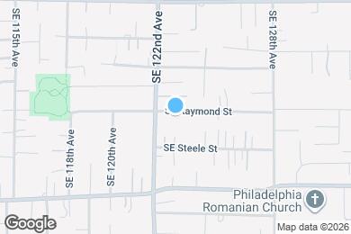 Map image of the property - 12242 SE Raymond St