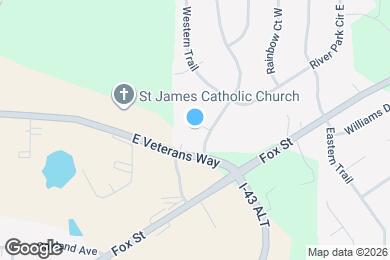 Map image of the property - 1017 Sundown Ct