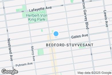 Map image of the property - 573 Gates Ave