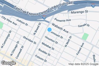 Map image of the property - 2418 Fairmount St