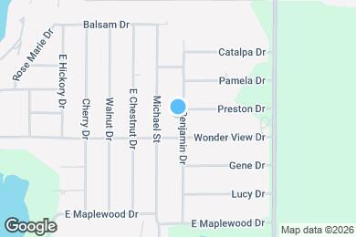Map image of the property - 2807 Benjamin Dr