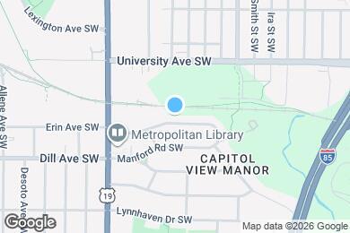 Map image of the property - 519 Erin Ave SW