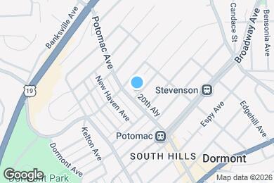 Map image of the property - 2844 Louisiana Ave