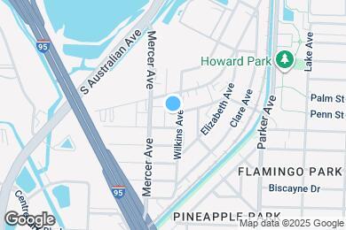 Map image of the property - 1715 Wilkins Ave
