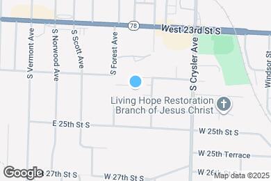 Map image of the property - 1603 W 24th Ter S