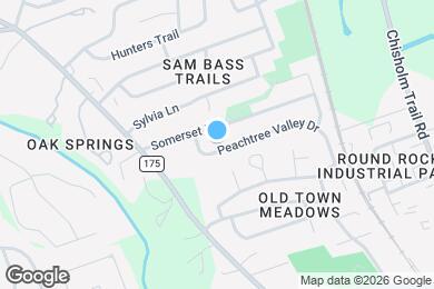 Map image of the property - 1622 Peachtree Valley Dr