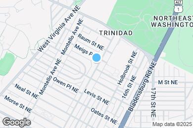 Map image of the property - 1628 Trinidad Ave NE