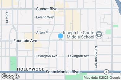 Map image of the property - 6117 Fountain Ave