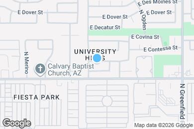 Map image of the property - 4035 E Camino St