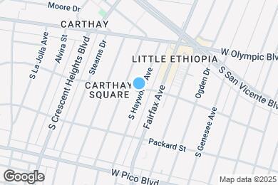Map image of the property - 1104 S Hayworth Ave