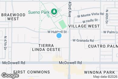 Map image of the property - Los Vecinos Apartments