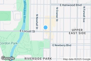 Map image of the property - 1704 E Locust St