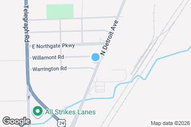 Map image of the property - 5311 N Detroit Ave