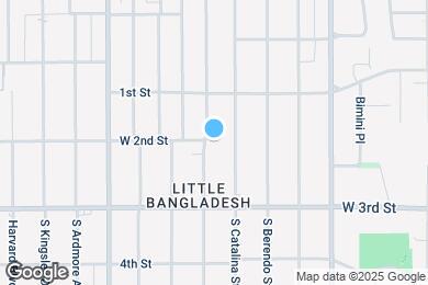 Map image of the property - Cozy & Contemporary Studio in Koreatown