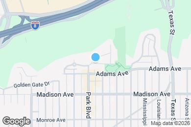 Map image of the property - 1818 Carmelina Dr