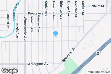 Map image of the property - 737 Hampton Ave