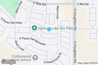 Map image of the property - 10179 E Paseo Juan Tabo