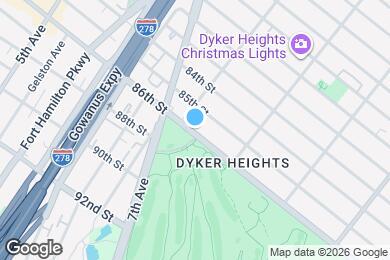 Map image of the property - 1025 86th St