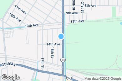Map image of the property - 1347 19th St