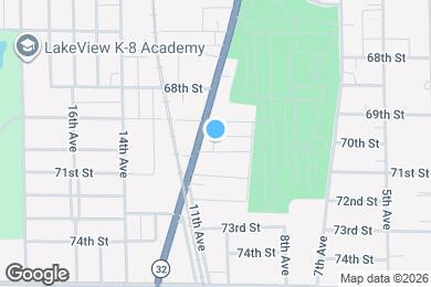 Map image of the property - 1004 70th St