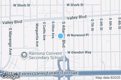 Map image of the property - 1611 S Atlantic Blvd