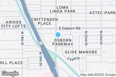 Map image of the property - 3223 N 20th St