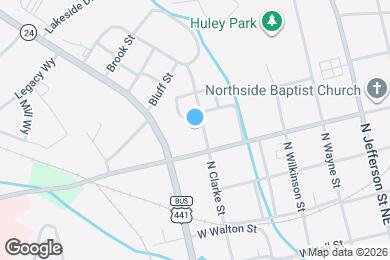 Map image of the property - 1050 N Clarke St