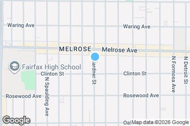 Map image of the property - 624 N Gardner St