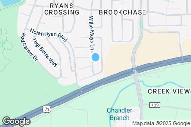 Map image of the property - 3809 Willie Mays Ln