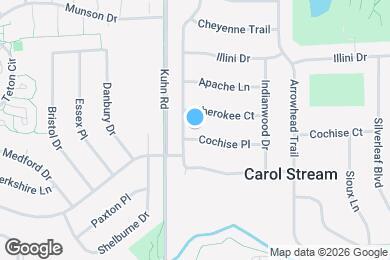 Map image of the property - 575 Cochise Pl