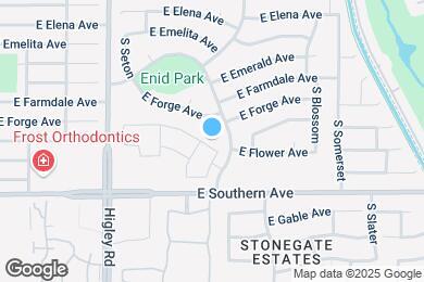 Map image of the property - 5354 E Florian Ave